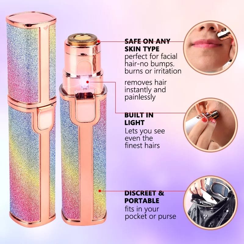 Eyebrow flowless trimmer